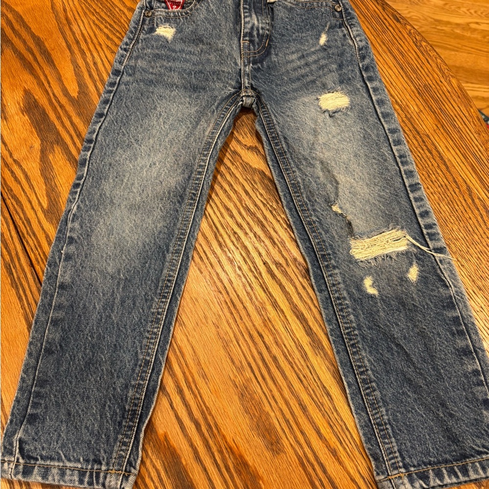 Guess Distressed Medium Blue Jeans